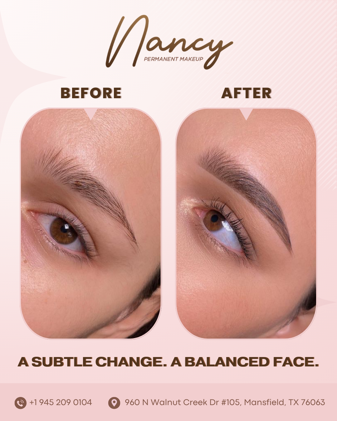 A Subtle Change, A Balanced Face